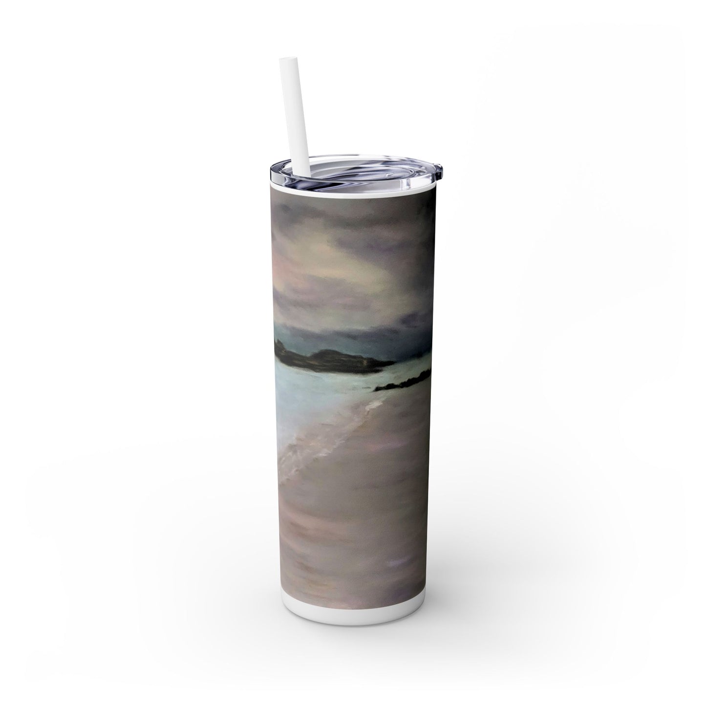 Muted Pastel Seas 20oz skinny tumbler