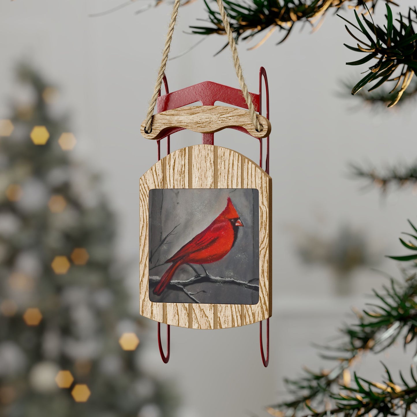 Sled Ornaments