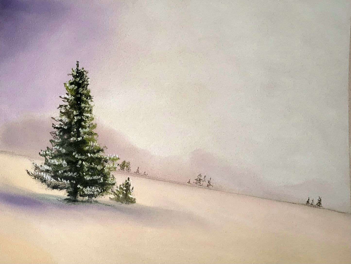 Snowy Pines Skinny Tumbler with Straw, 20oz