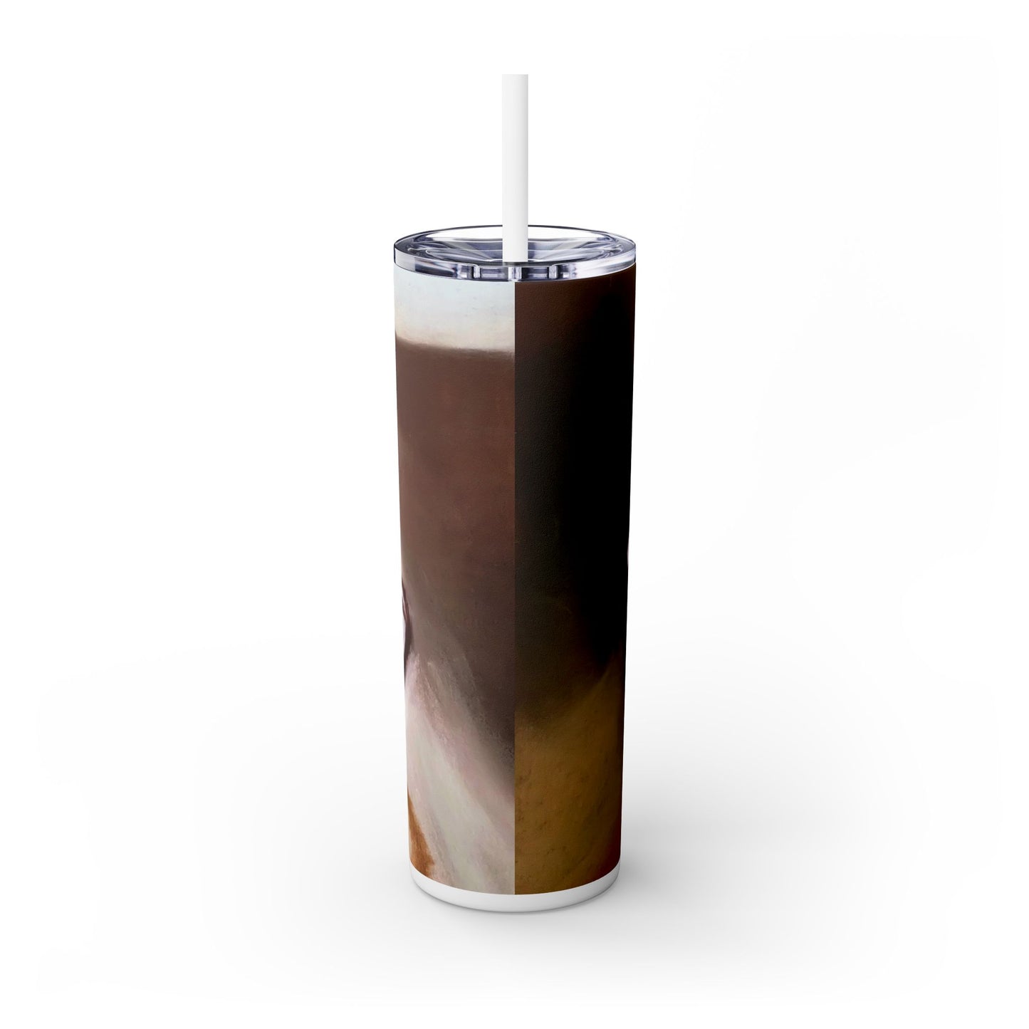 Comfy Cozy Skinny Tumbler with Straw, 20oz