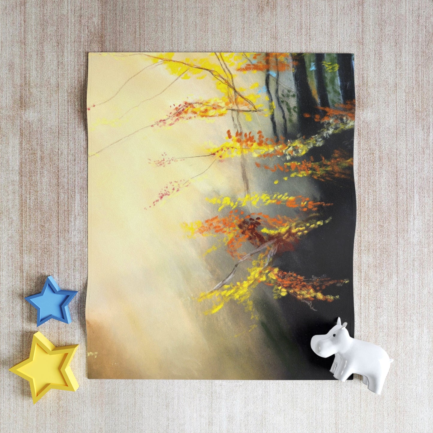 Autumn Lights Throw Blanket