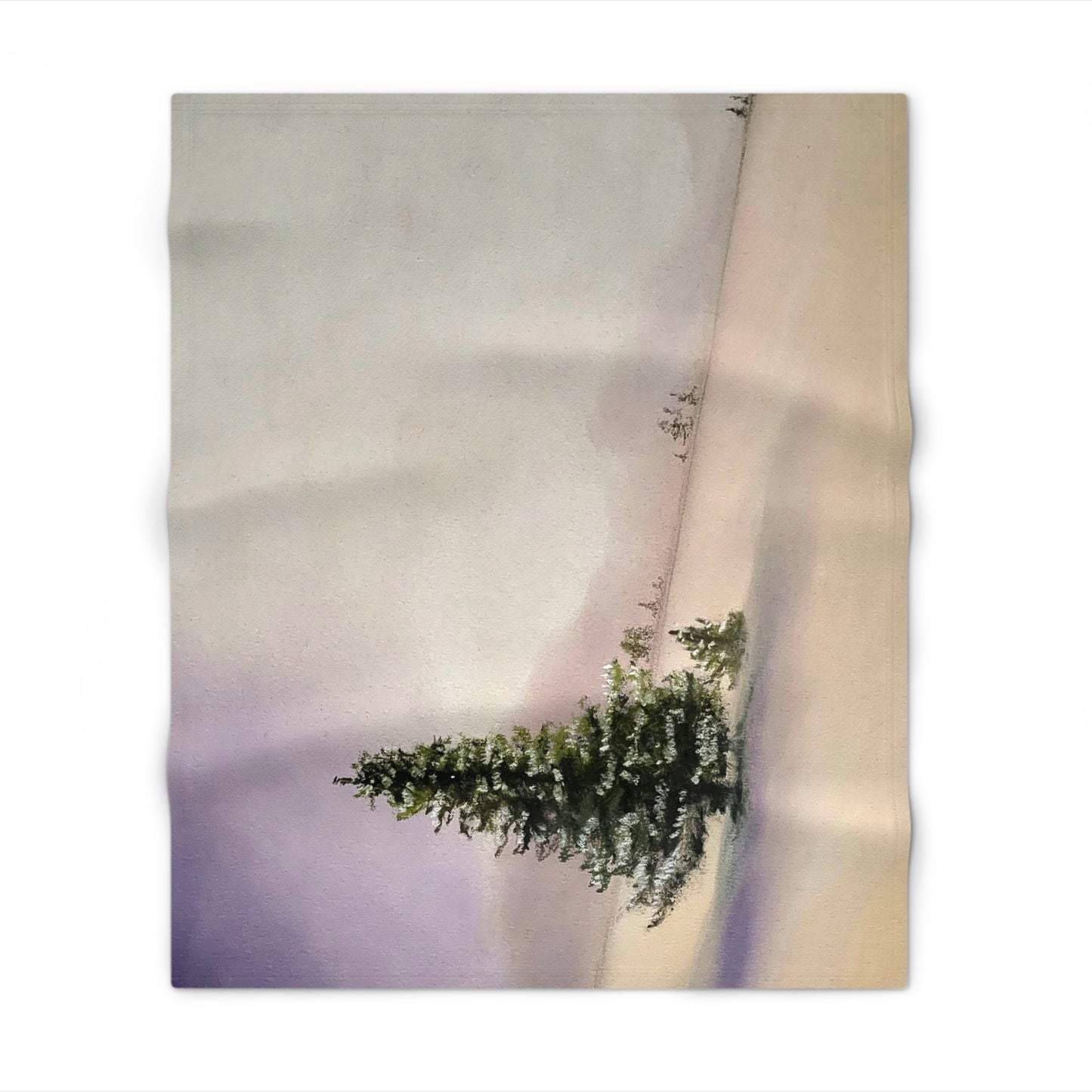 Snowy Pines Throw Blanket