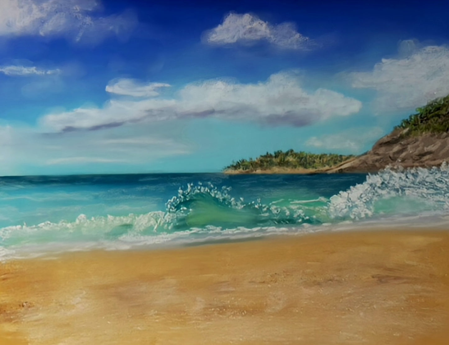 Acadia National Park Coastline (giclee print)