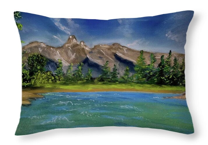 Grand Teton National Park - Throw Pillow