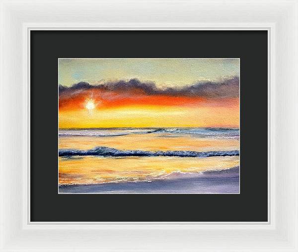 Sunset Shore - Framed Print