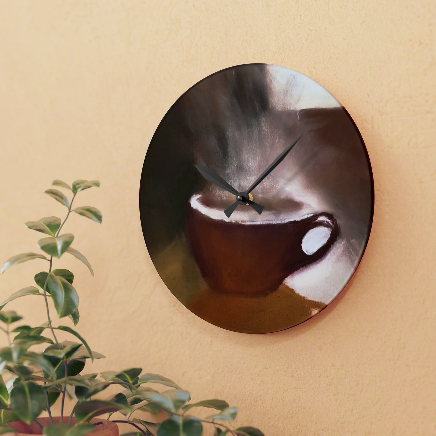 Comfy Cozy Acrylic Wall Clock