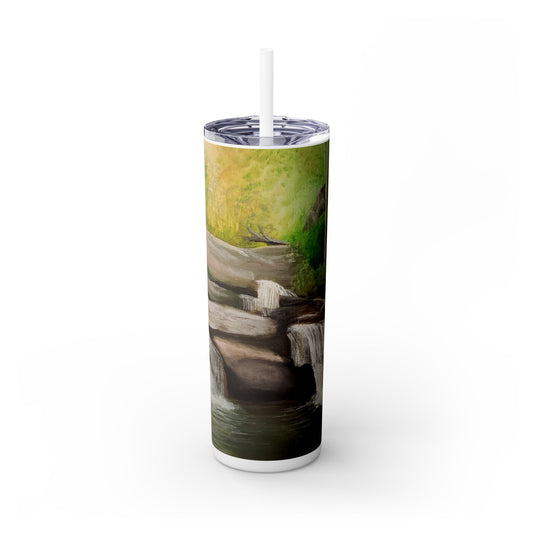 Chau Ram Falls Skinny Tumbler with Straw, 20oz