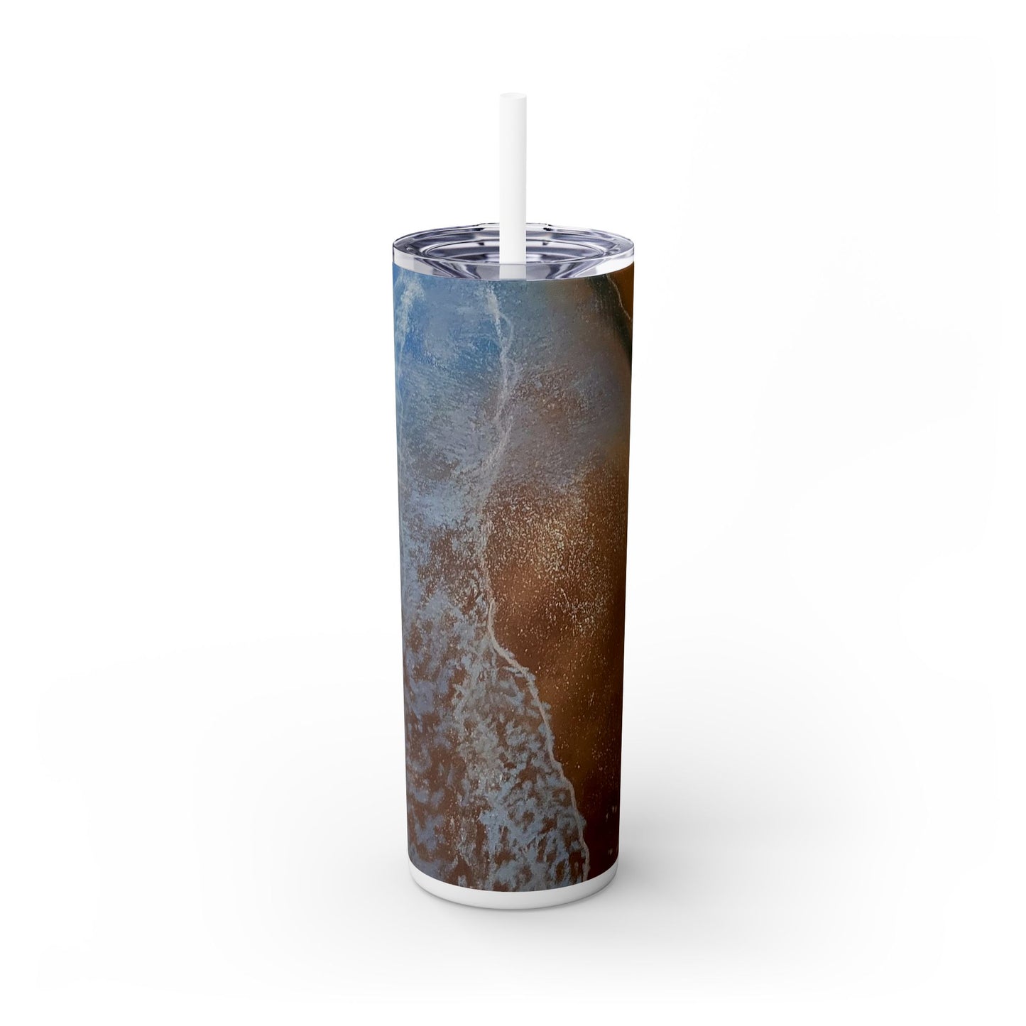 A New Perspective  Skinny Tumbler with Straw, 20oz