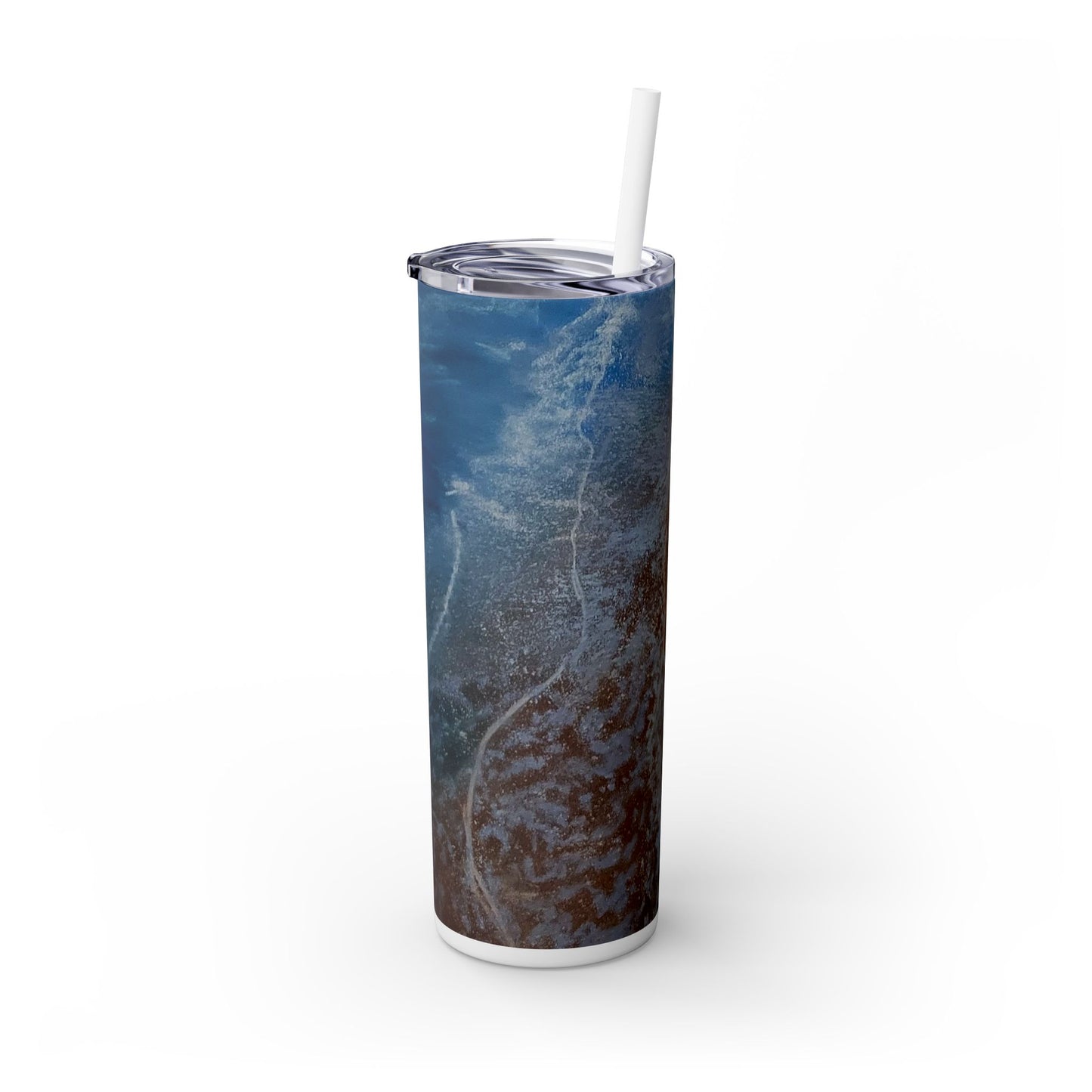 A New Perspective  Skinny Tumbler with Straw, 20oz