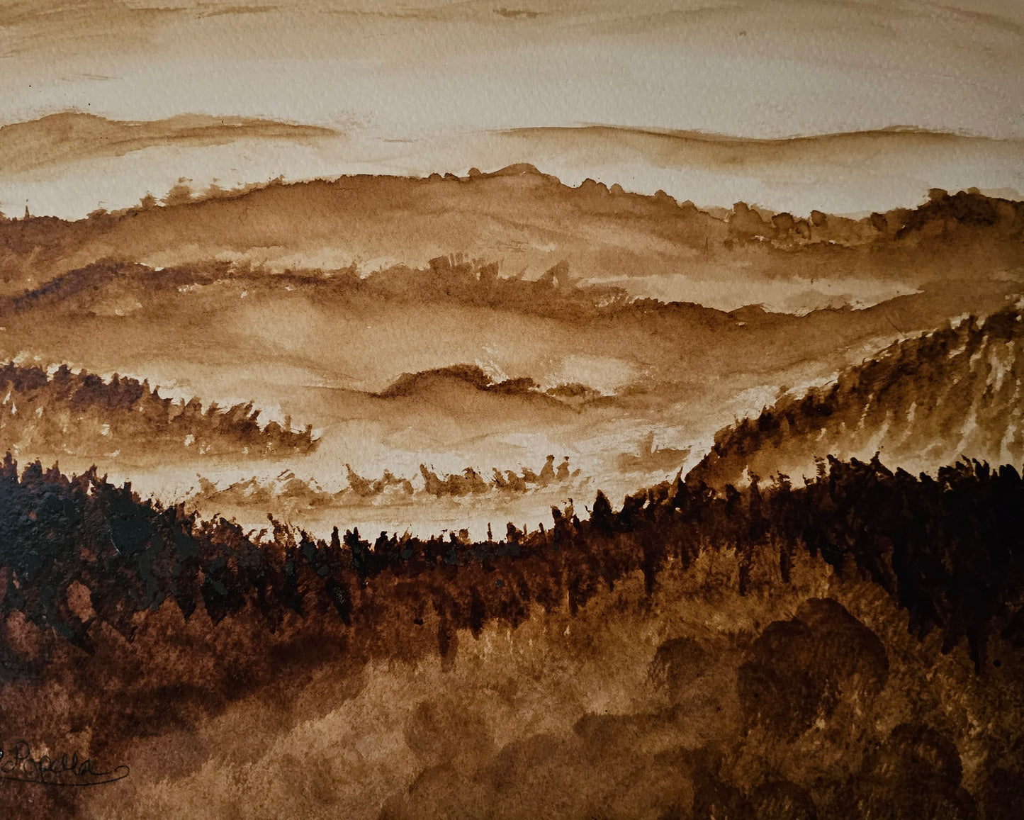 Blue Ridge Monochrome (original)