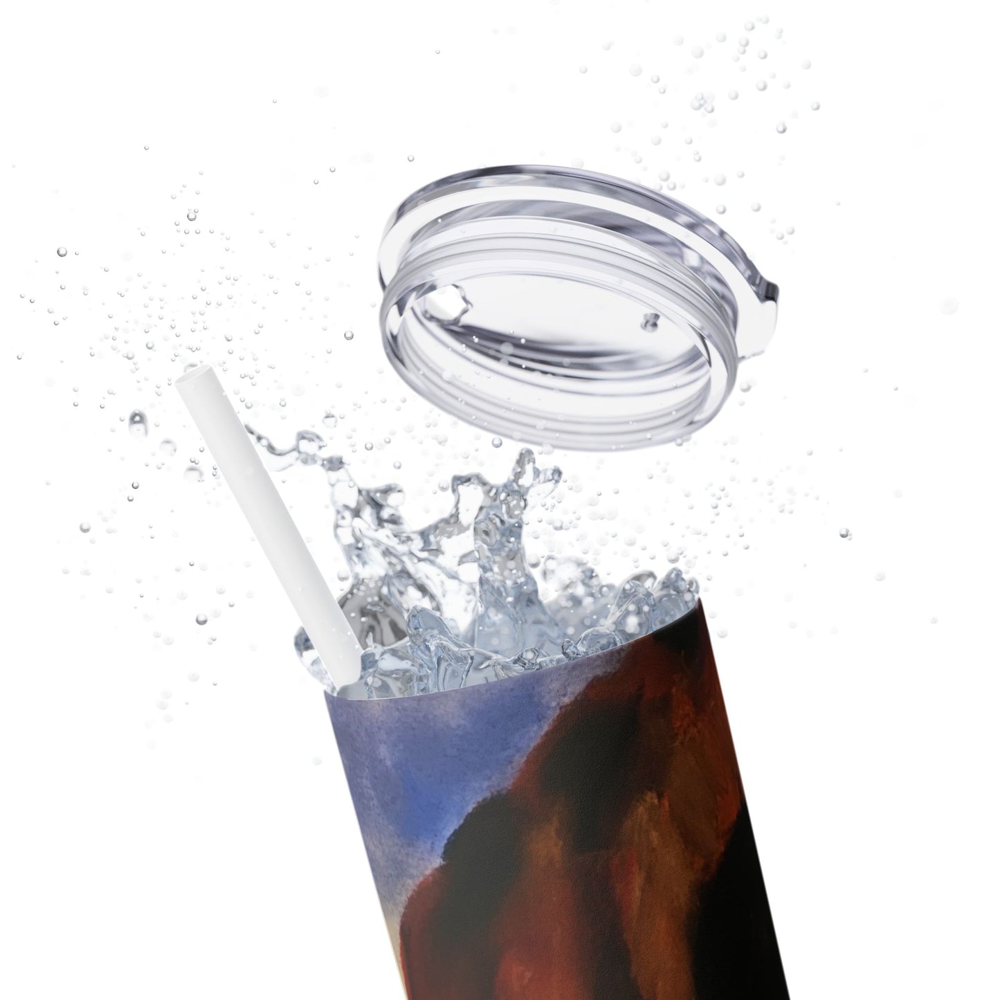 Arches Skinny Tumbler with Straw, 20oz