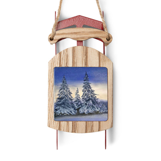 Sled Ornaments