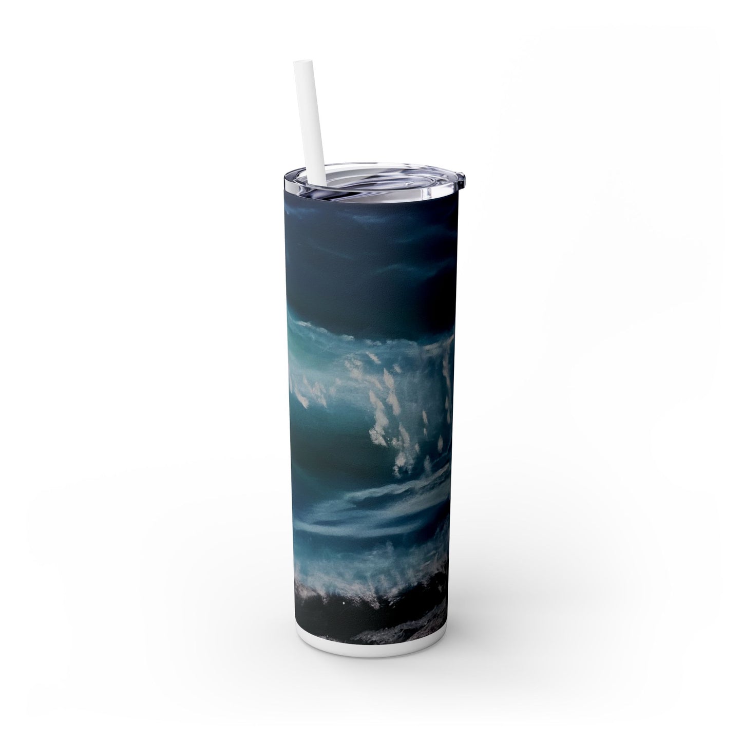 Breaking Skinny Tumbler with Straw, 20oz