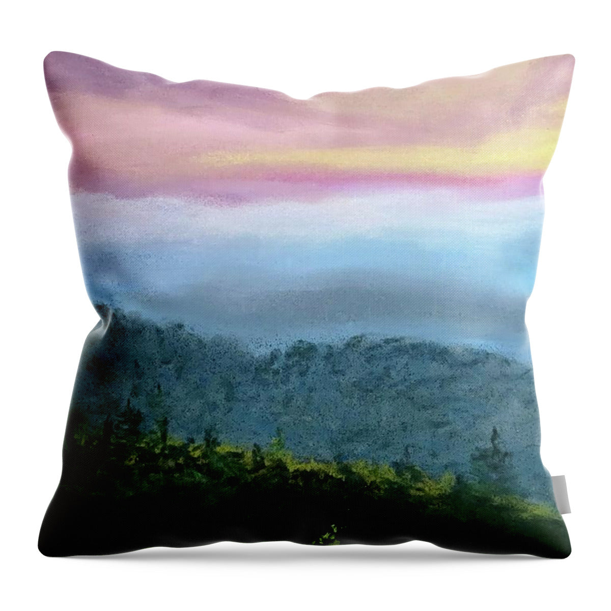 In the Smokies - Throw Pillow