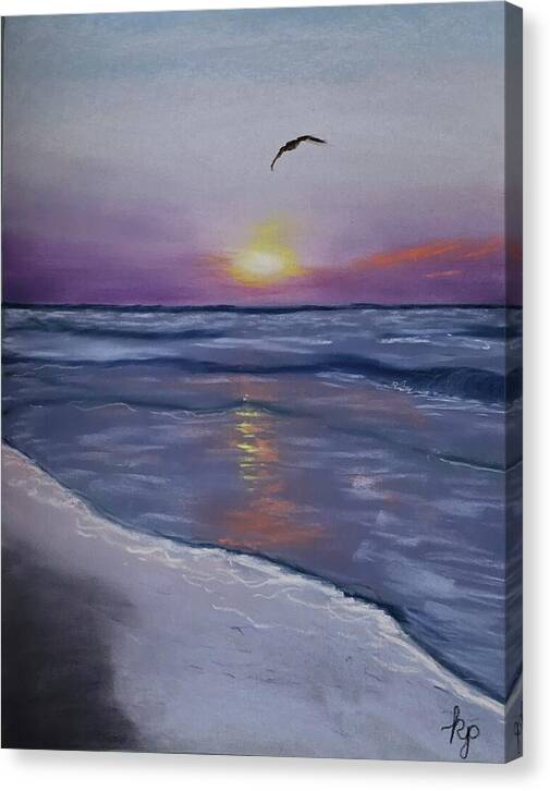 Soaring at Sunset  - Canvas Print