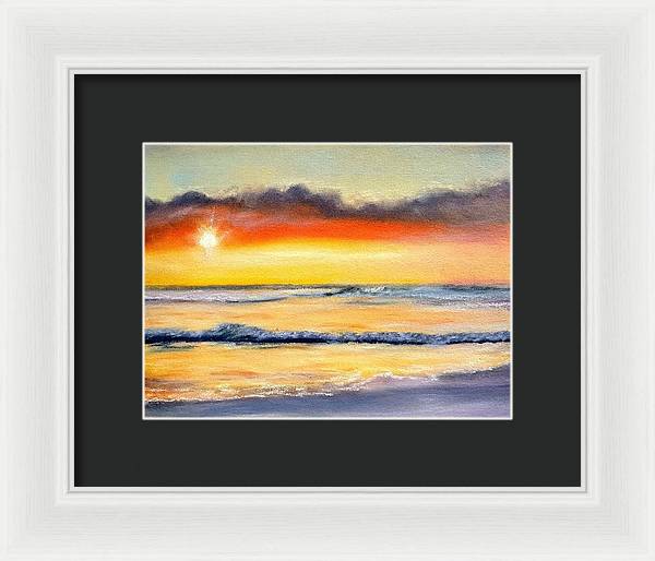 Sunset Shore - Framed Print
