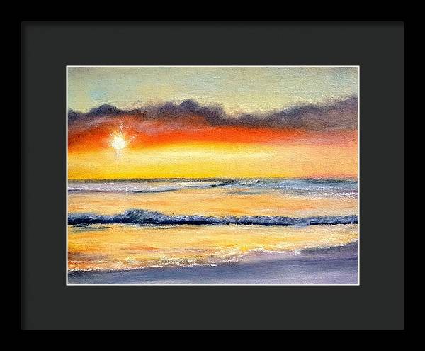 Sunset Shore - Framed Print