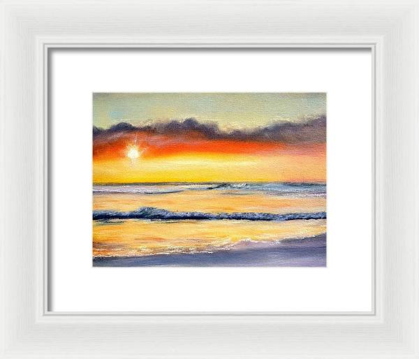 Sunset Shore - Framed Print