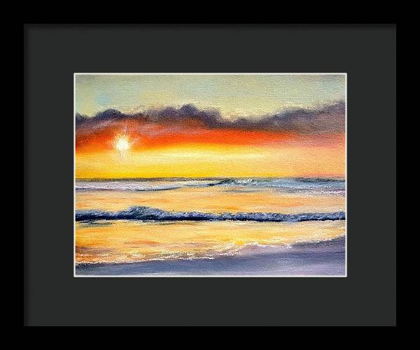 Sunset Shore - Framed Print