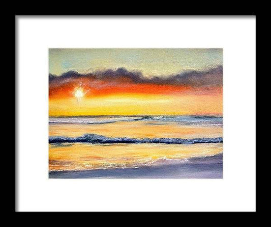 Sunset Shore - Framed Print