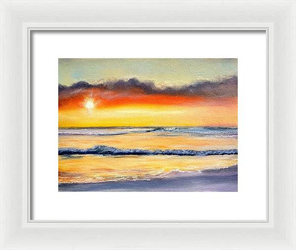Sunset Shore - Framed Print